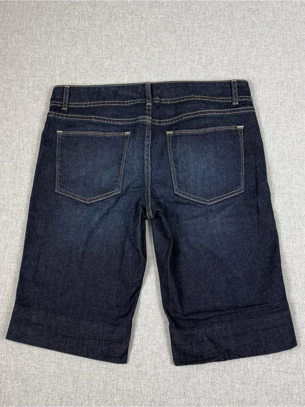 Gap Limited Edition Denim Bermuda Jorts 27/4 Y2K Nautical Button Low‎ Rise
